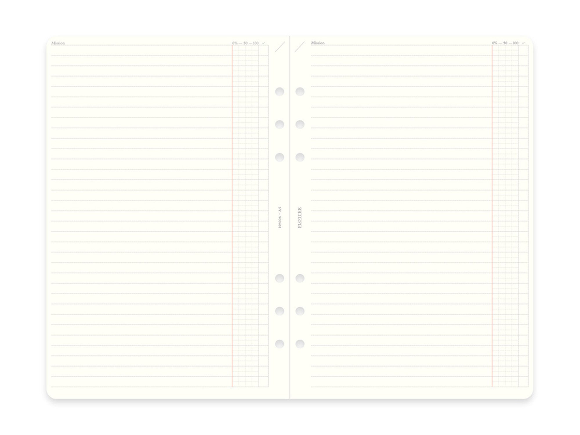 Refillable A5 Plotter Memo Pad - To-Do List Notebook for Office, School & Daily Planning - Perfect for Organizing Tasks & Notes