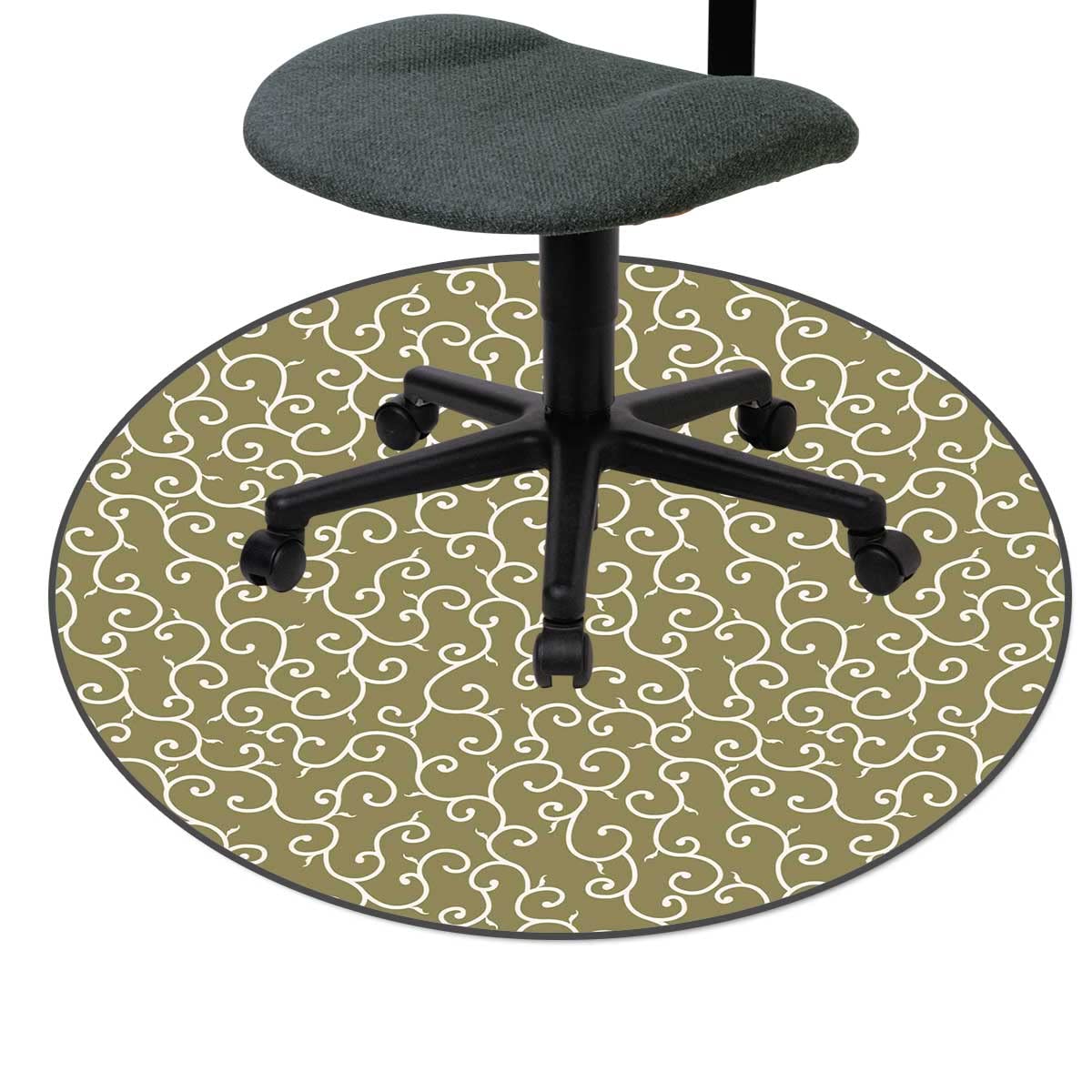 Vintage Japanese Style Chair Mat for Hardwood Floors - 43