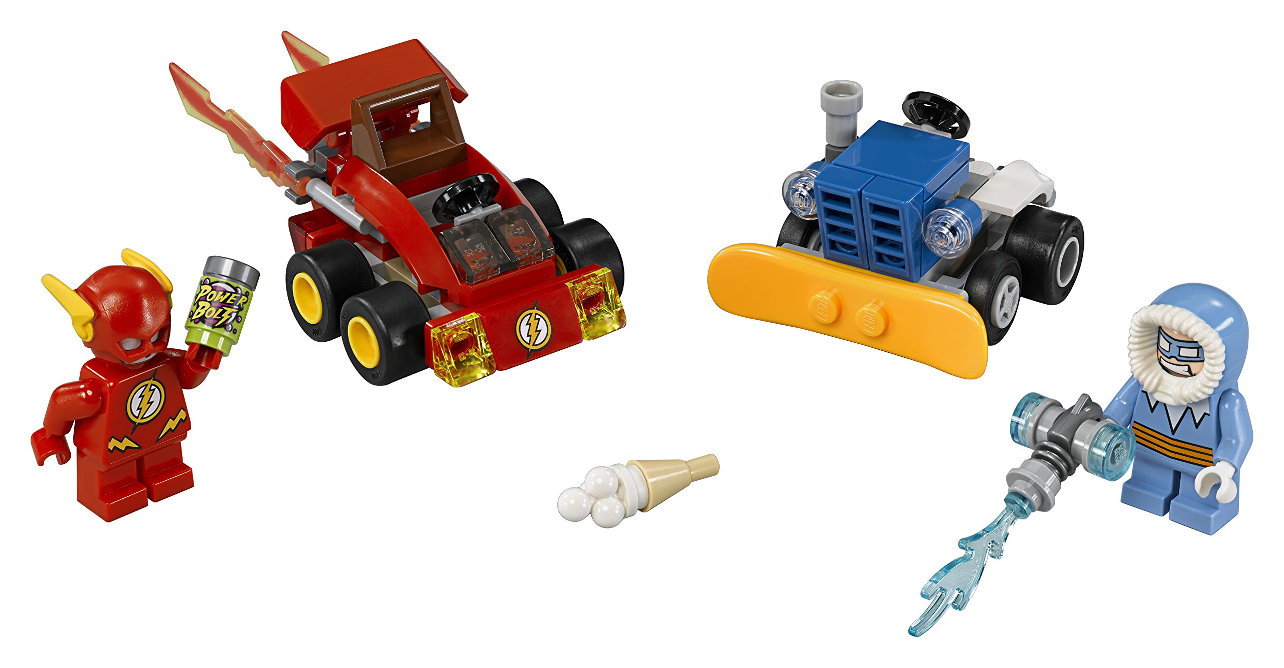 LEGO Super Heroes Mighty Micros The Flash vs Captain Cold Building Kit 76063 (88 Pieces) - Fun Superhero Toy for Kids, Creative Play & Collectible Gift for DC Comics Fans