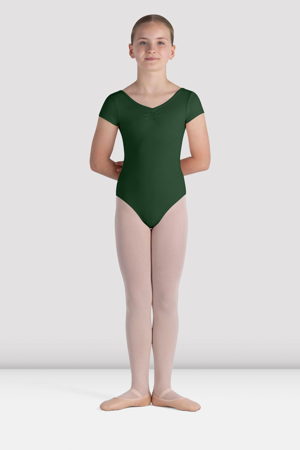 Girls Piper Cap Sleeve Leotard - Ballet Dance Gymnastics Leotards for Toddlers & Kids - Perfect for Dance Class, Recitals & Performance