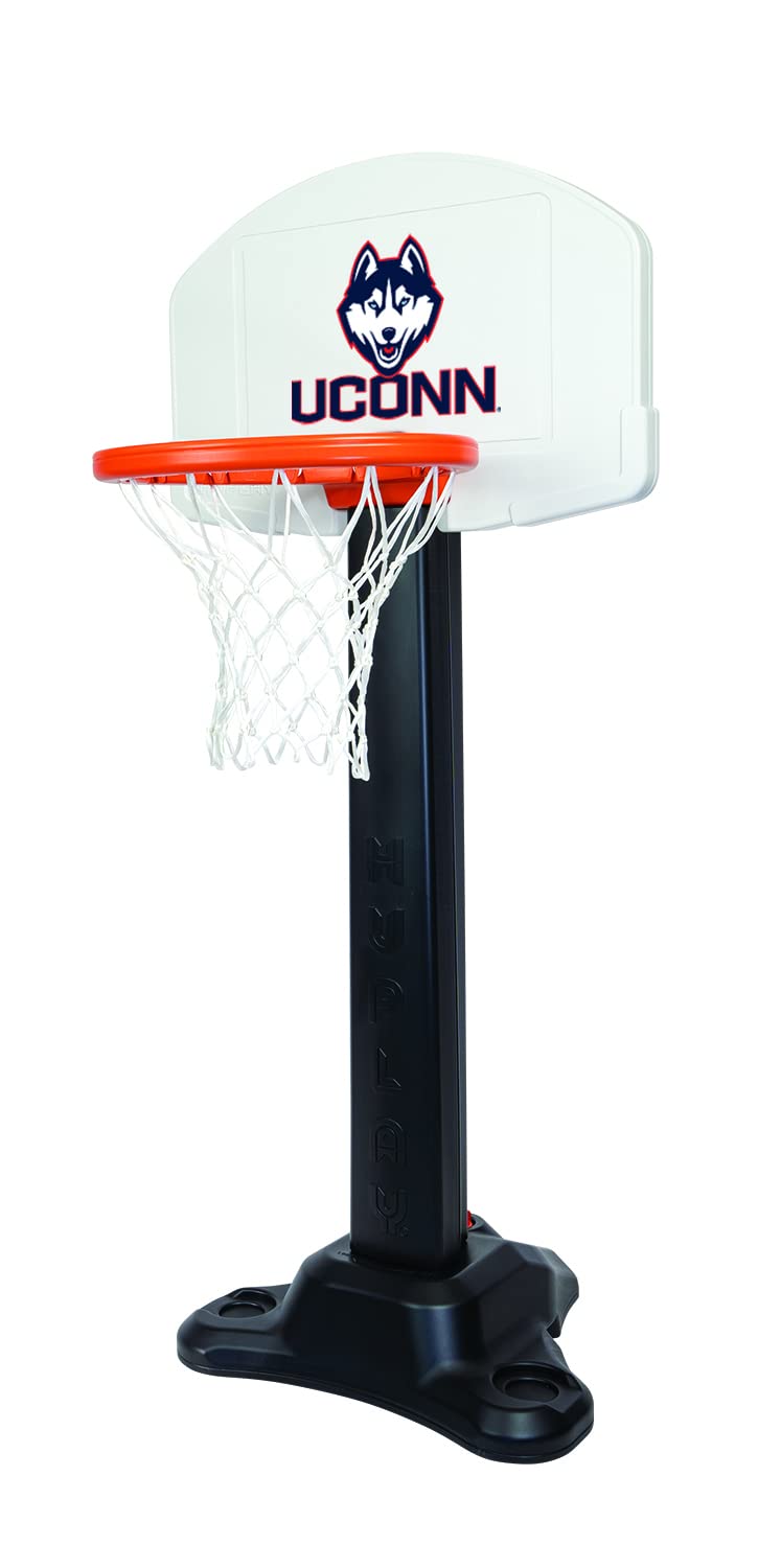 Huplay Rookie Team Portable Basketball Hoop Set - Adjustable Height for Kids & Adults - Indoor/Outdoor Backboard with Ball & Pump - Perfect for Driveway, Backyard, and Gym Training
