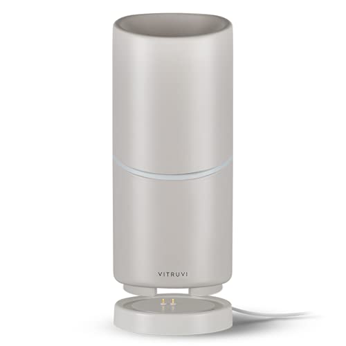 Wireless Ultrasonic Essential Oil Diffuser for Aromatherapy - Portable Cordless Aroma Diffuser with Quiet Operation, Perfect for Home, Office, Yoga & Meditation Spaces