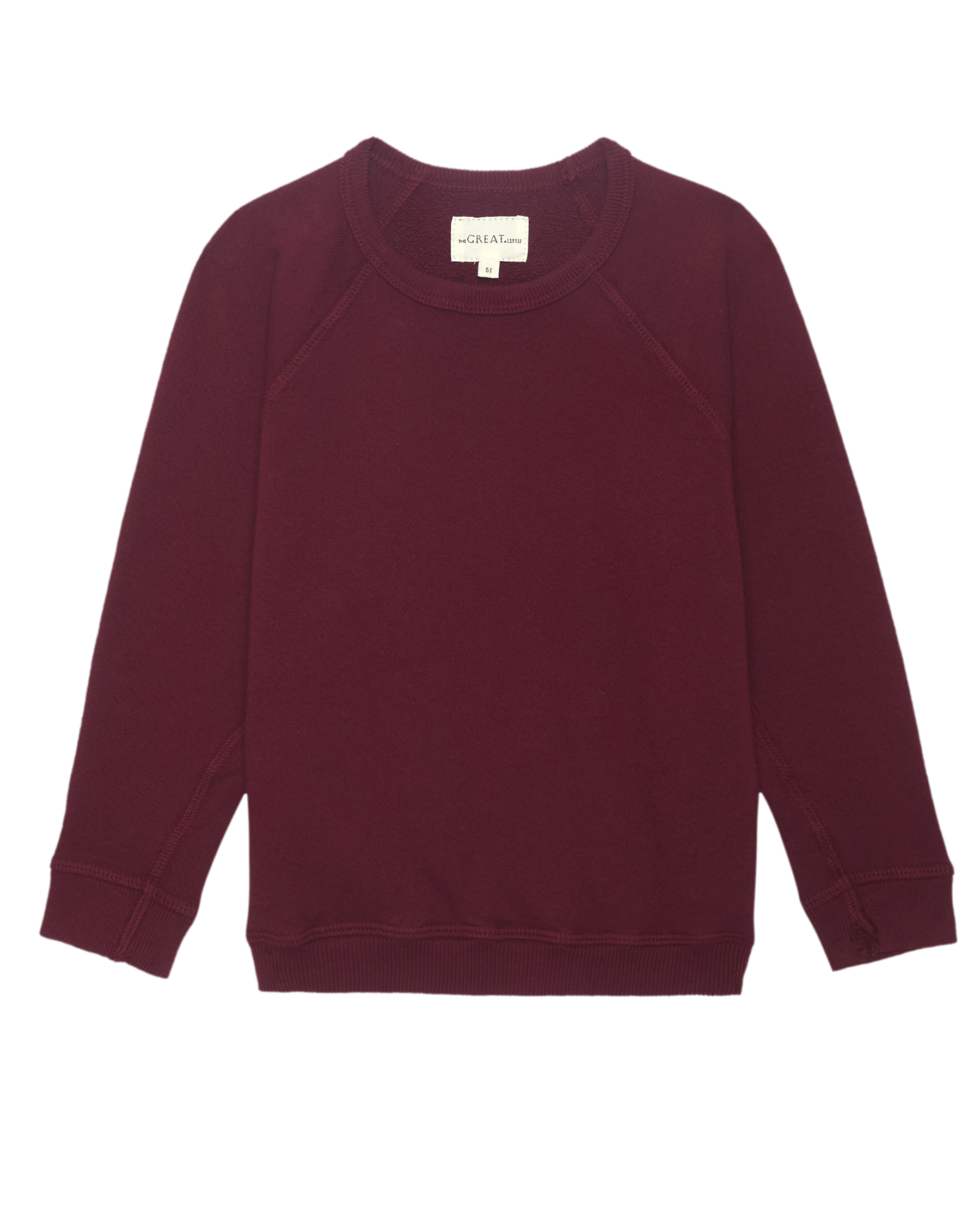 The Little College Sweatshirt - Soft Solid Plum Pullover for Women | Cozy Casual Wear for Campus, Study Sessions & Fall Outfits