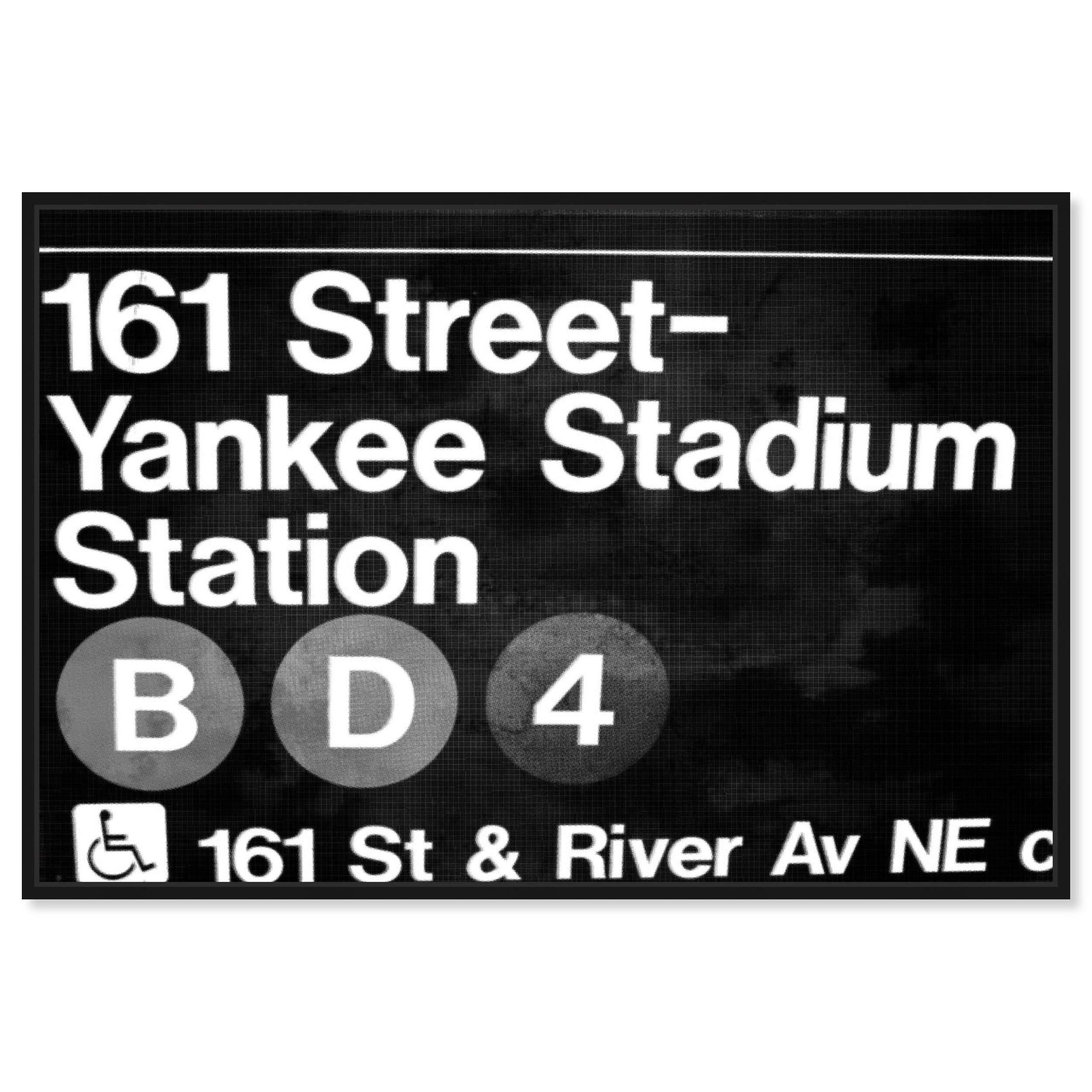 Yankee Stadium Framed Wall Art Canvas Print - New York City Skyline Decor for Home & Office | Perfect Gift for Baseball Fans & Sports Enthusiasts