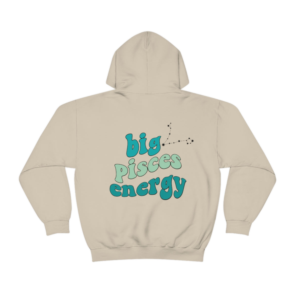 Big Pisces Energy Hoodie - Zodiac Sweatshirt for Astrology Lovers | Perfect Christmas Gift for Pisces | Cozy & Stylish for Everyday Wear & Star Sign Enthusiasts