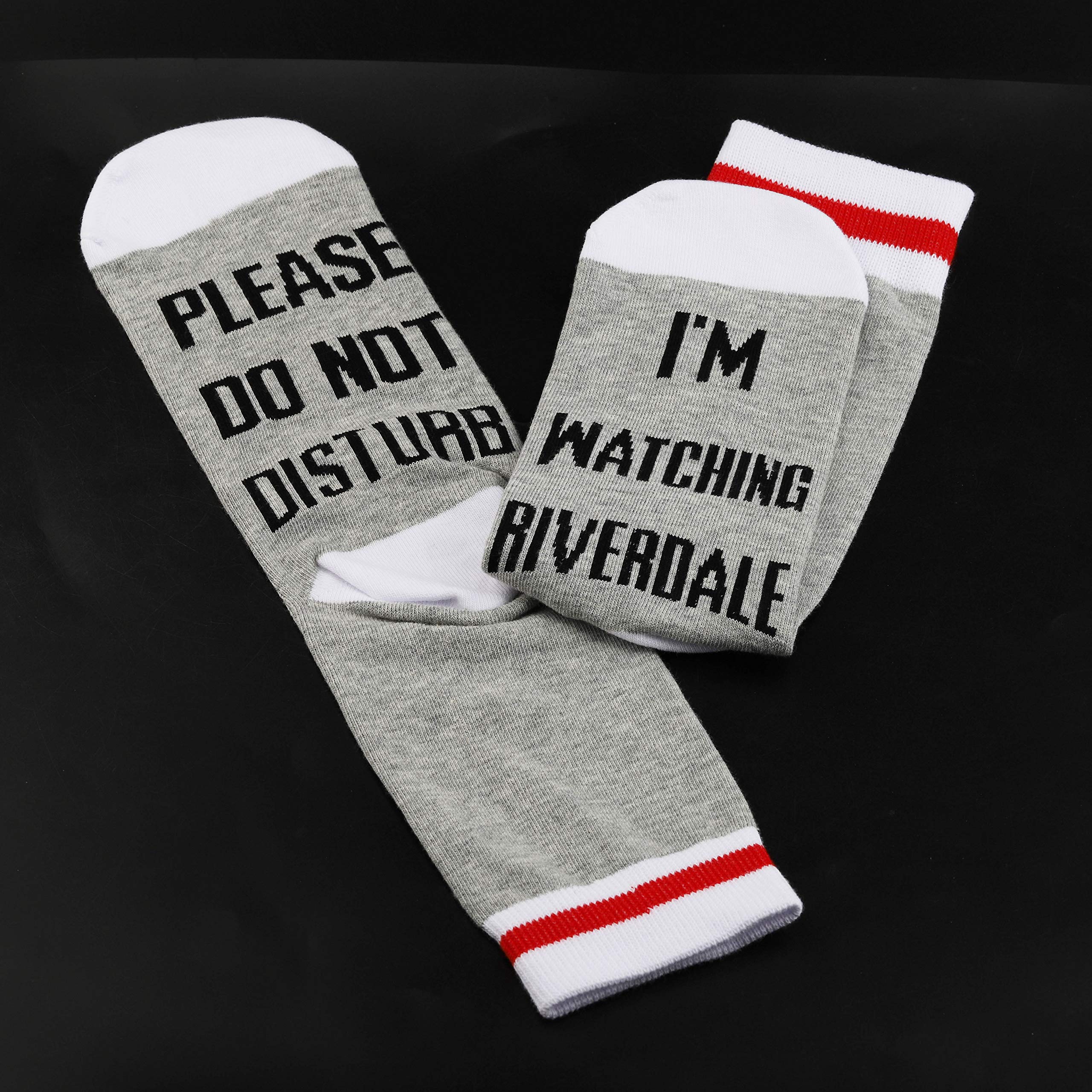 GJTIM 2 Pairs TV Show Inspired Novelty Socks - Perfect Gift for TV Lovers - Great for Cosplay, Themed Parties & Lounge Wear