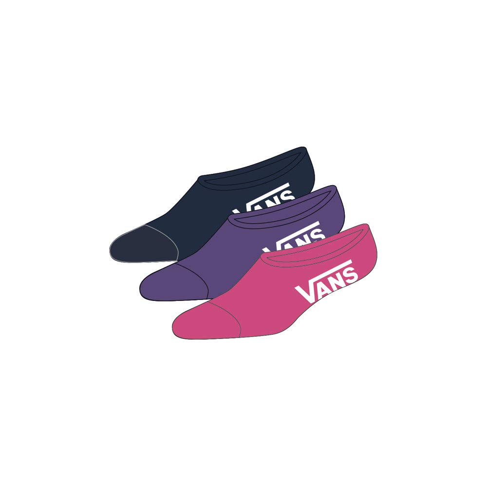Vans Classic Super No Show Socks 3-Pair Pack - Low Cut Invisible Socks for Men & Women - Perfect for Sneakers, Loafers, and Casual Shoes