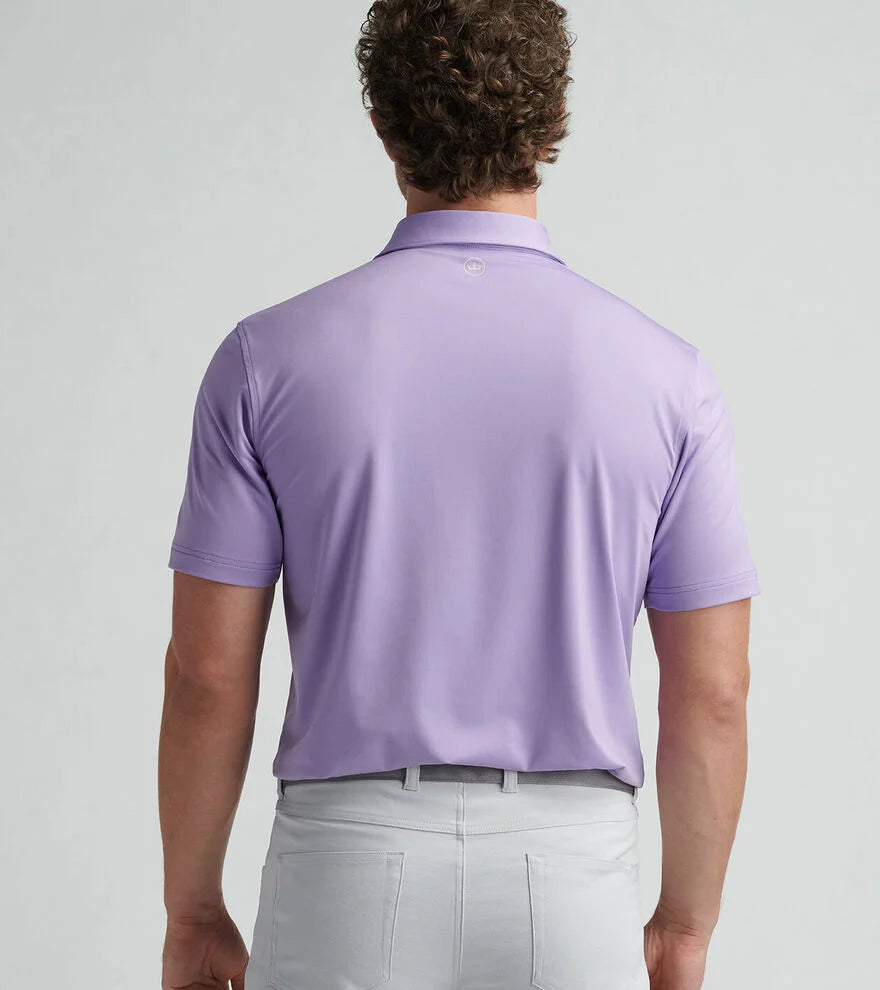 Peter Millar Men's Solid Performance Jersey Polo Shirt - Ultra Violet - Moisture-Wicking Golf & Casual Wear for Men