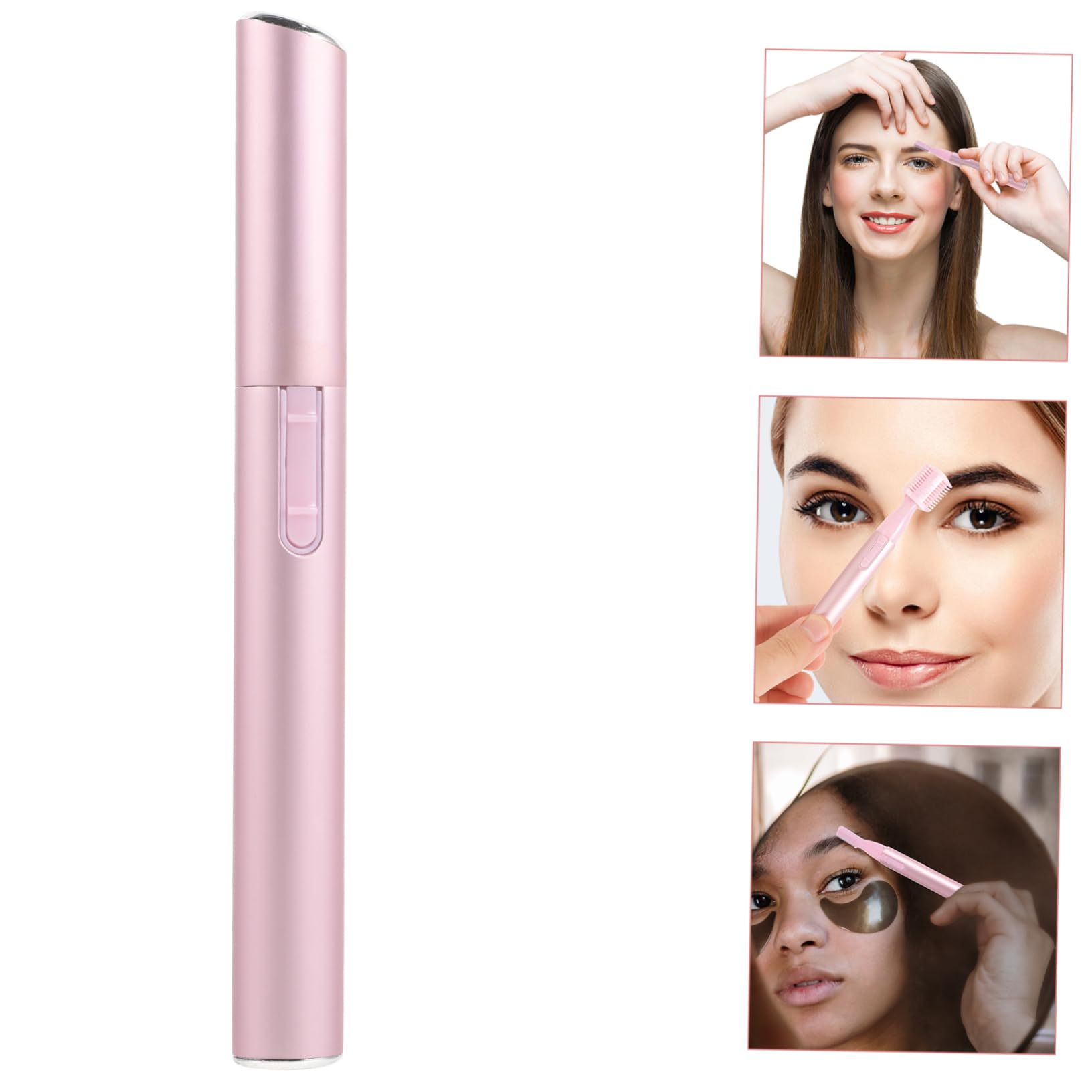 Electric Nose Hair Trimmer for Women & Men - Hemoton Rechargeable Eyebrow & Facial Hair Clipper with Precision Blades - Perfect for Nose Hair Removal, Eyebrow Shaping & Grooming (Great for Travel, Home & Salon Use)