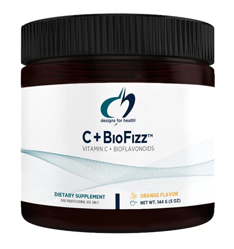 Designs for Health C+BioFizz Vitamin C Drink Powder with Bioflavonoids - High Potency Immune & Antioxidant Support - Vegan Vitamin Powder Mix (36 Servings/144g) - Great for Daily Wellness, Travel & Immune Boosting