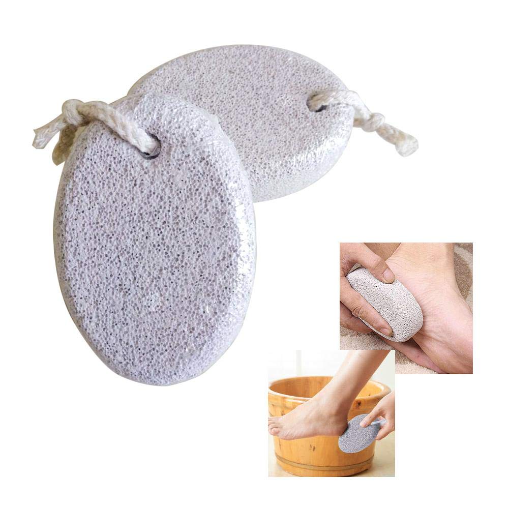 Inayaa Natural Pumice Stone for Feet - Exfoliating Foot Scrubber, Dead Skin Remover & Callus Treatment - Pack of 1 - Perfect for Pedicures, Dry Cracked Heels & At-Home Foot Care