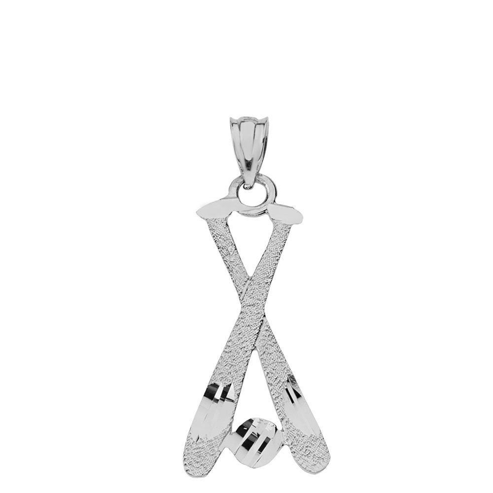 Best Baseball Bats & Ball Sports Necklace Pendant for Men Women - Perfect Gift for Baseball Fans & Athletes - Game Day Jewelry & Sports Accessories
