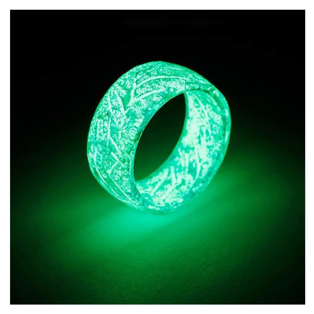 Glow in the Dark Venus Orb Ring for Women & Men - Trendy Acrylic Resin Luminous Jewelry - Perfect for Parties, Raves, and Nighttime Fashion