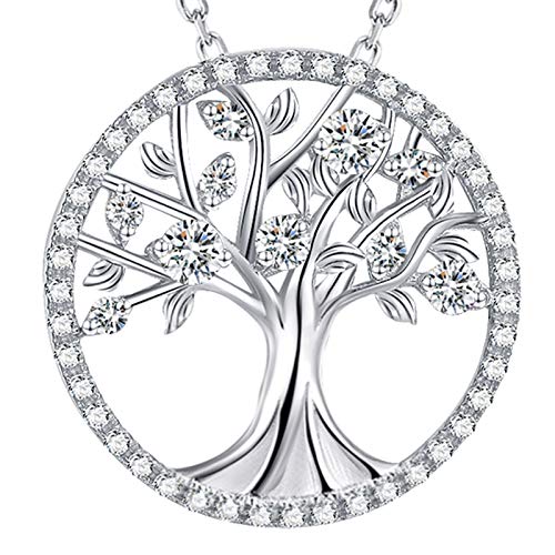 F April Simulated Diamond Necklace
