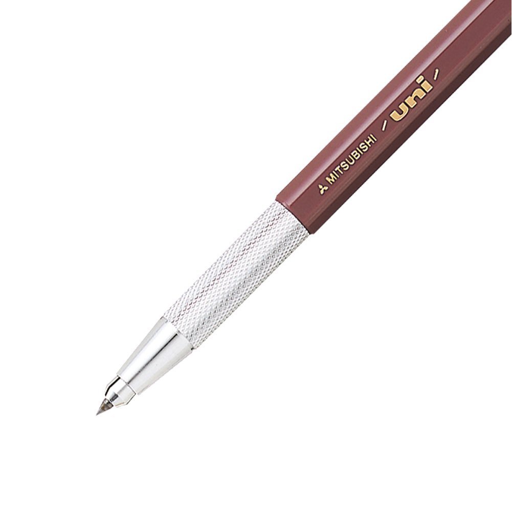Mitsubishi Uni MH5001PNM Mechanical Pencil - 0.5mm Drafting Pencil with Metal Grip for Architects, Engineers & Students - Premium Black Writing Tool for Technical Drawing, Note Taking & Sketching