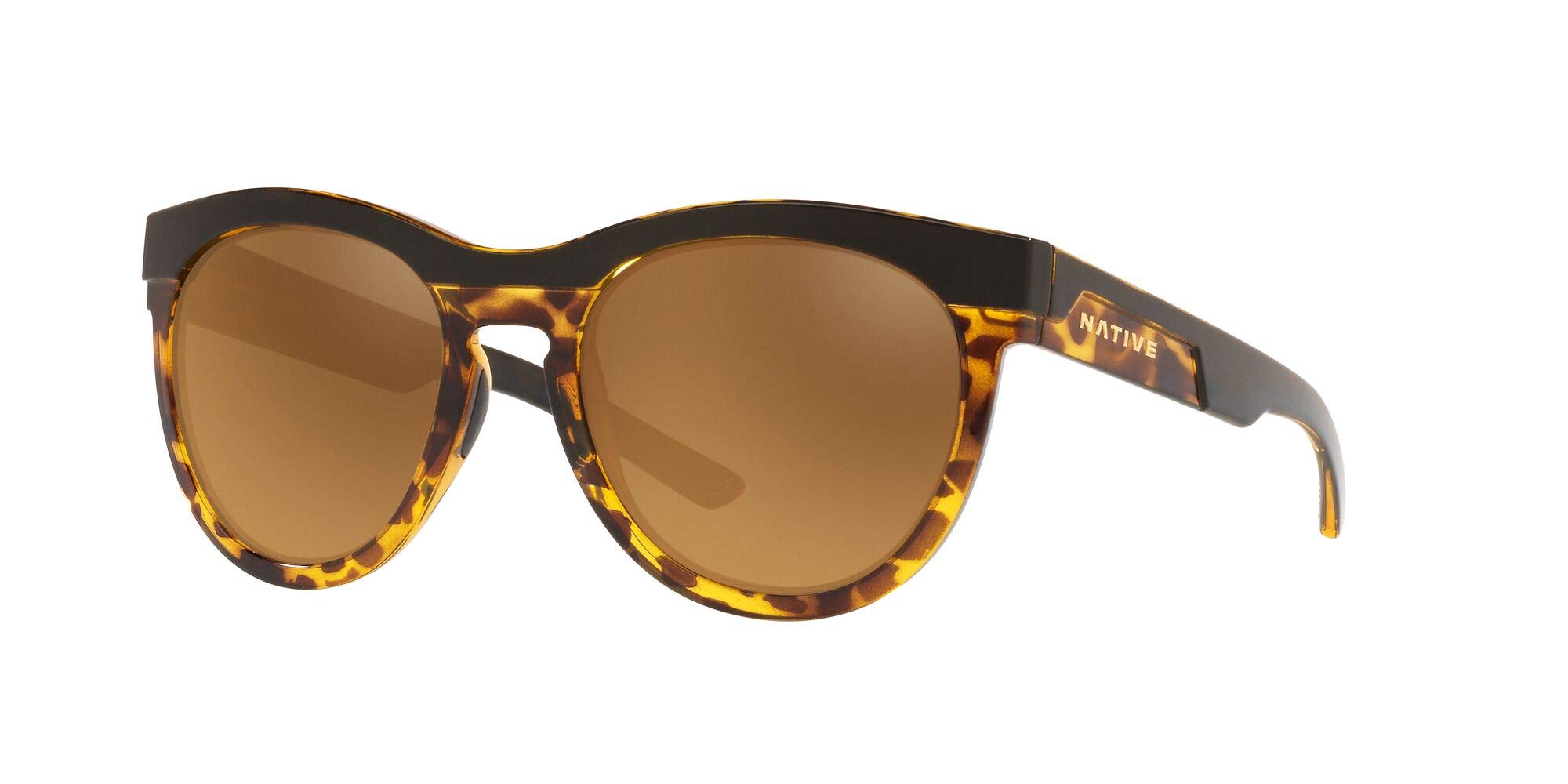 Native Women's La Reina Round Sunglasses - UV Protection, Polarized, Retro Style for Outdoor, Beach, and Driving