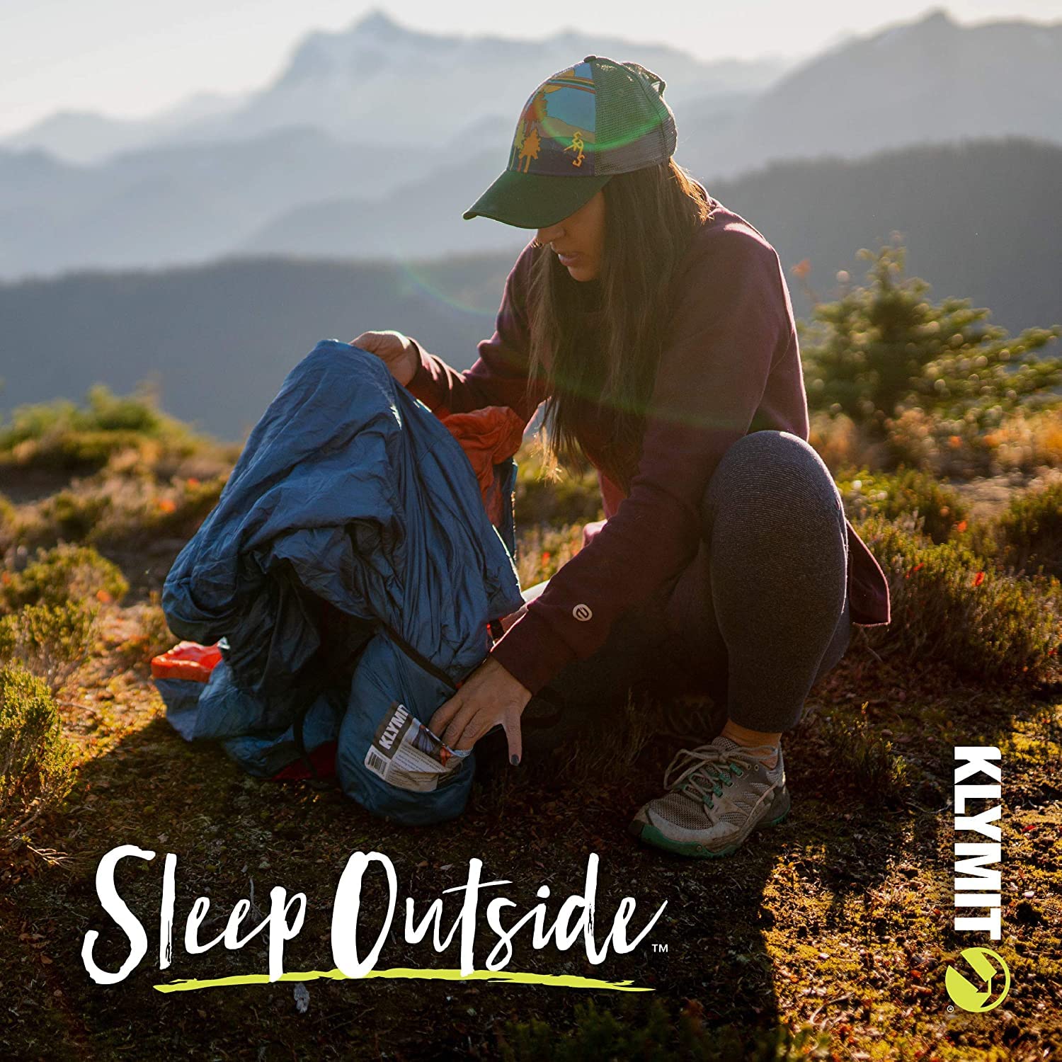 Klymit Versa Packable Camping Blanket & Comforter - Lightweight, Water-Resistant Outdoor Blanket for Hiking, Picnics, Travel and Emergency Survival Gear