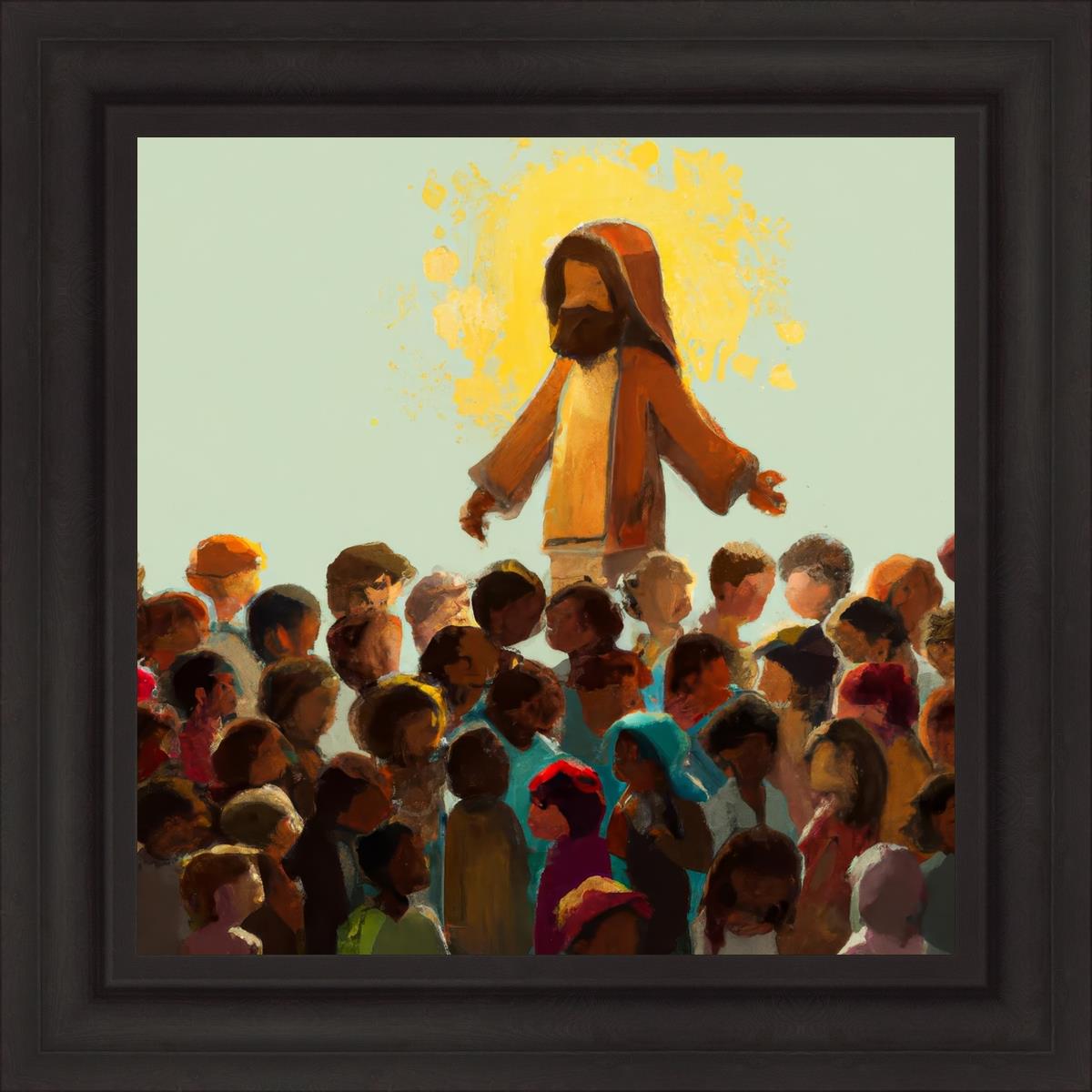 Blessed Are The Children - Inspirational Christian Wall Art for Kids' Room Decor & Nursery - Perfect for Sunday School, Baptism Gifts & Faith-Based Home Decor
