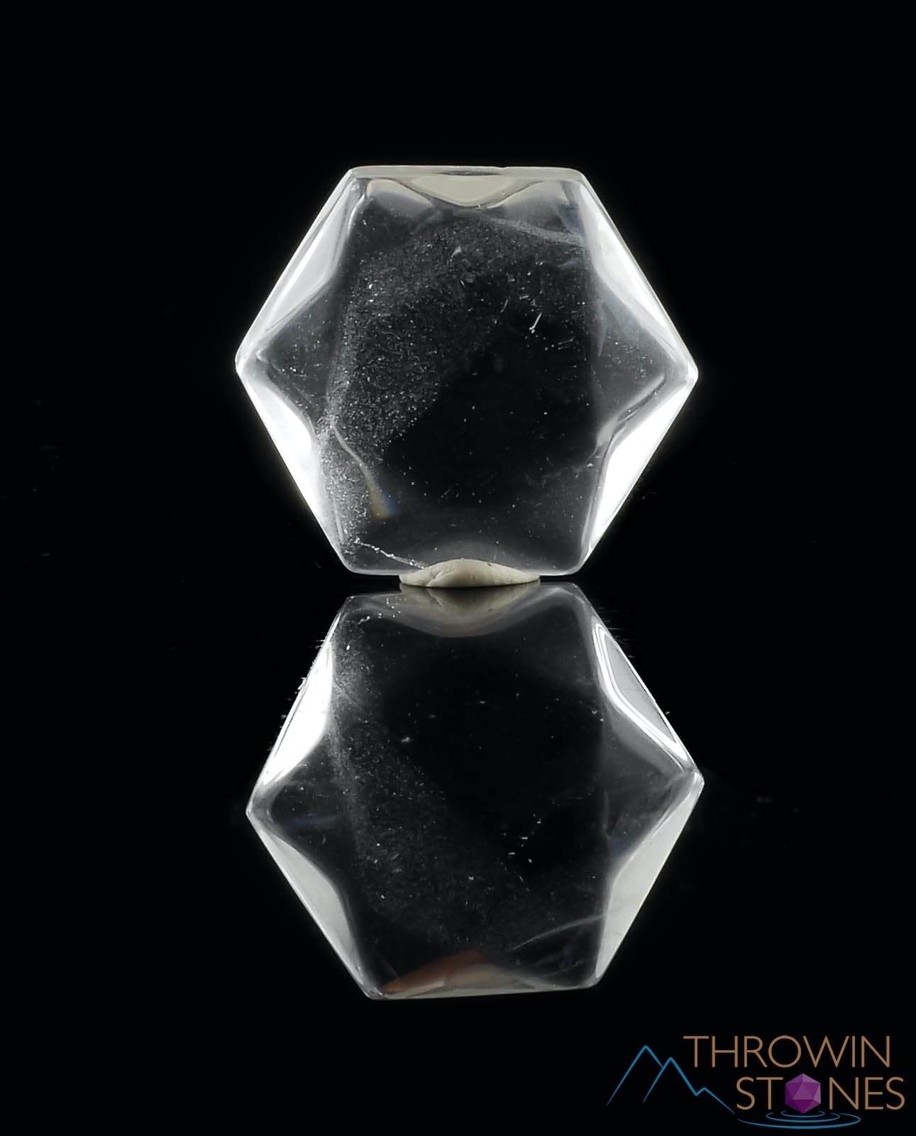 QUARTZ Crystal Prism Hexagon - Sacred Geometry Healing Stone for Meditation, Chakra Balancing & Energy Work | Metaphysical Decor & Spiritual Gift