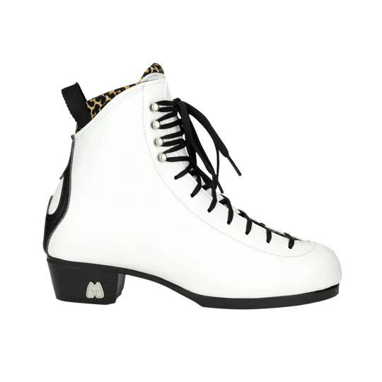 Moxi Jack 2 Vegan White Roller Skate Boots for Women - Size 8 | Outdoor & Indoor Skating, Rink, Park, Fitness & Casual Wear