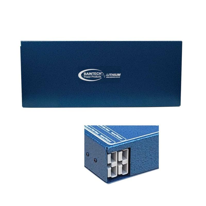 Baintech 12V 110Ah Slim Lithium Battery with Mounting Bracket Kit - Perfect for RVs, Boats, Solar Power Systems & Off-Grid Applications