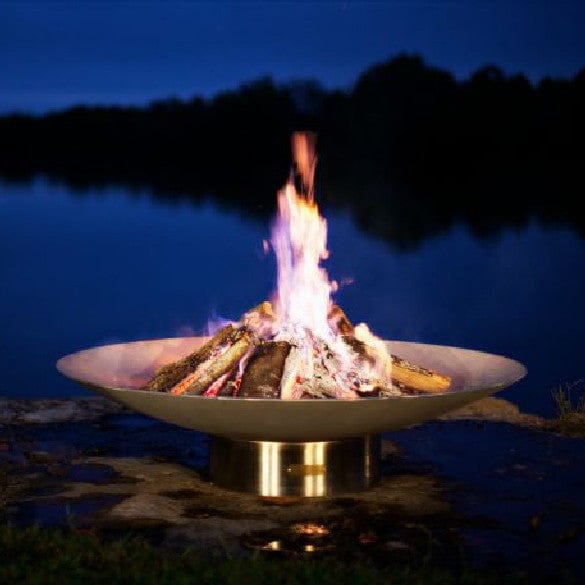 Bella Vita 58 Inch Outdoor Fire Pit - Heavy Duty Steel Wood Burning Firepit for Backyard, Patio, Camping & Garden - Perfect for Roasting Marshmallows & Outdoor Gatherings