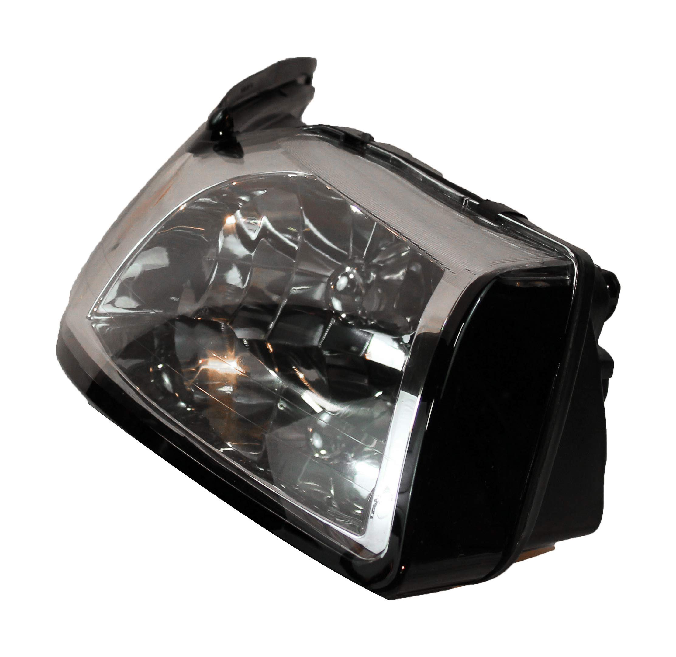 Ford Mustang Headlights Lamps Set (1999-2000) - Halogen Chrome Trim for Driver & Passenger Side - Perfect for Night Driving & Car Restoration Projects