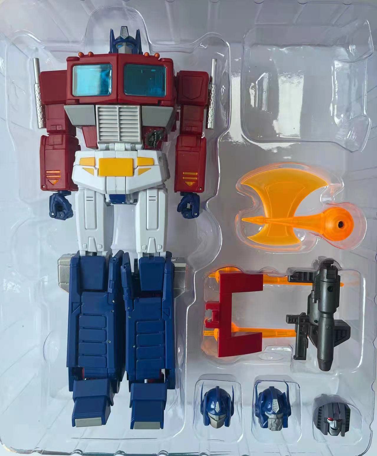 ZIOIZFU Optimus Prime Action Figure Toy - MP-44 White Legs KO Version, 4th Party Wanxiang Masterpiece Collectible for Adults | Perfect for Display, Gifts & Transformers Fans Collection