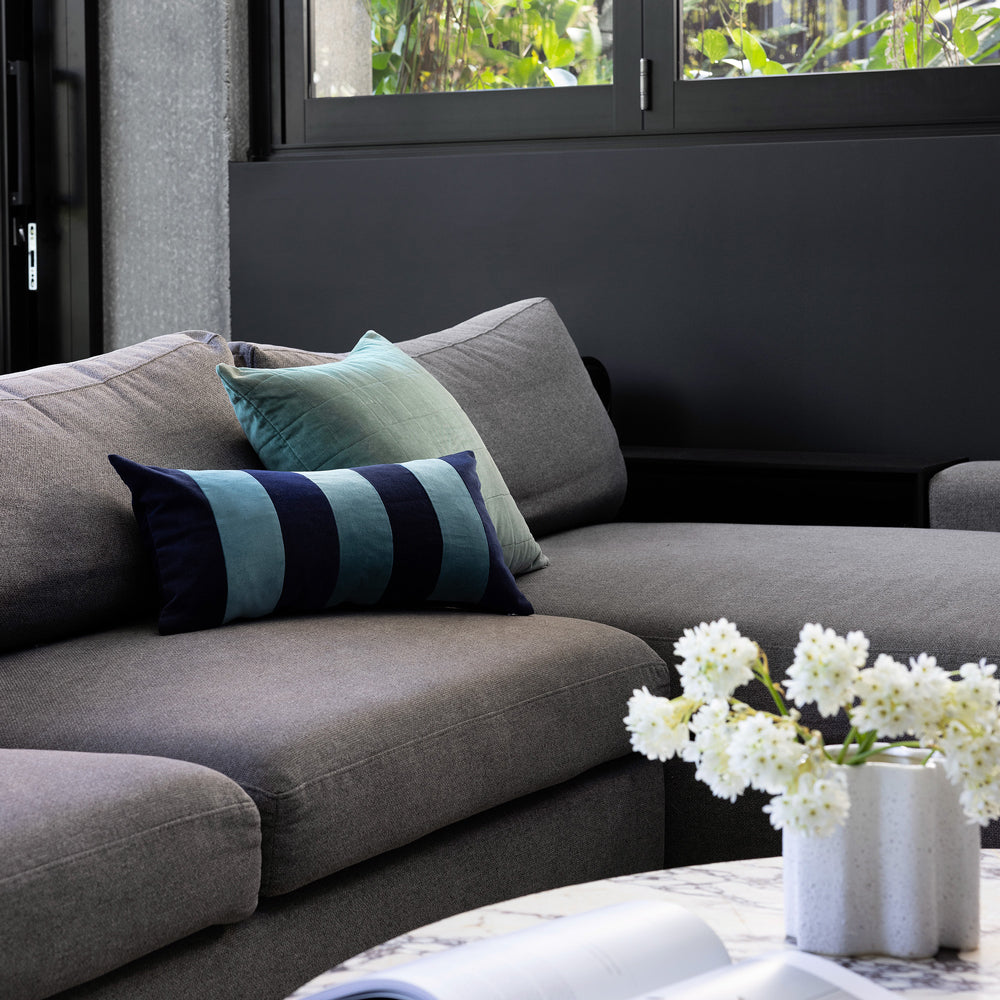 Premium Cooper Ocean Long Filled Cushion - Ultra Soft Decorative Throw Pillow for Sofa, Bed & Lounge - Perfect for Living Room, Bedroom & Outdoor Patio Decor