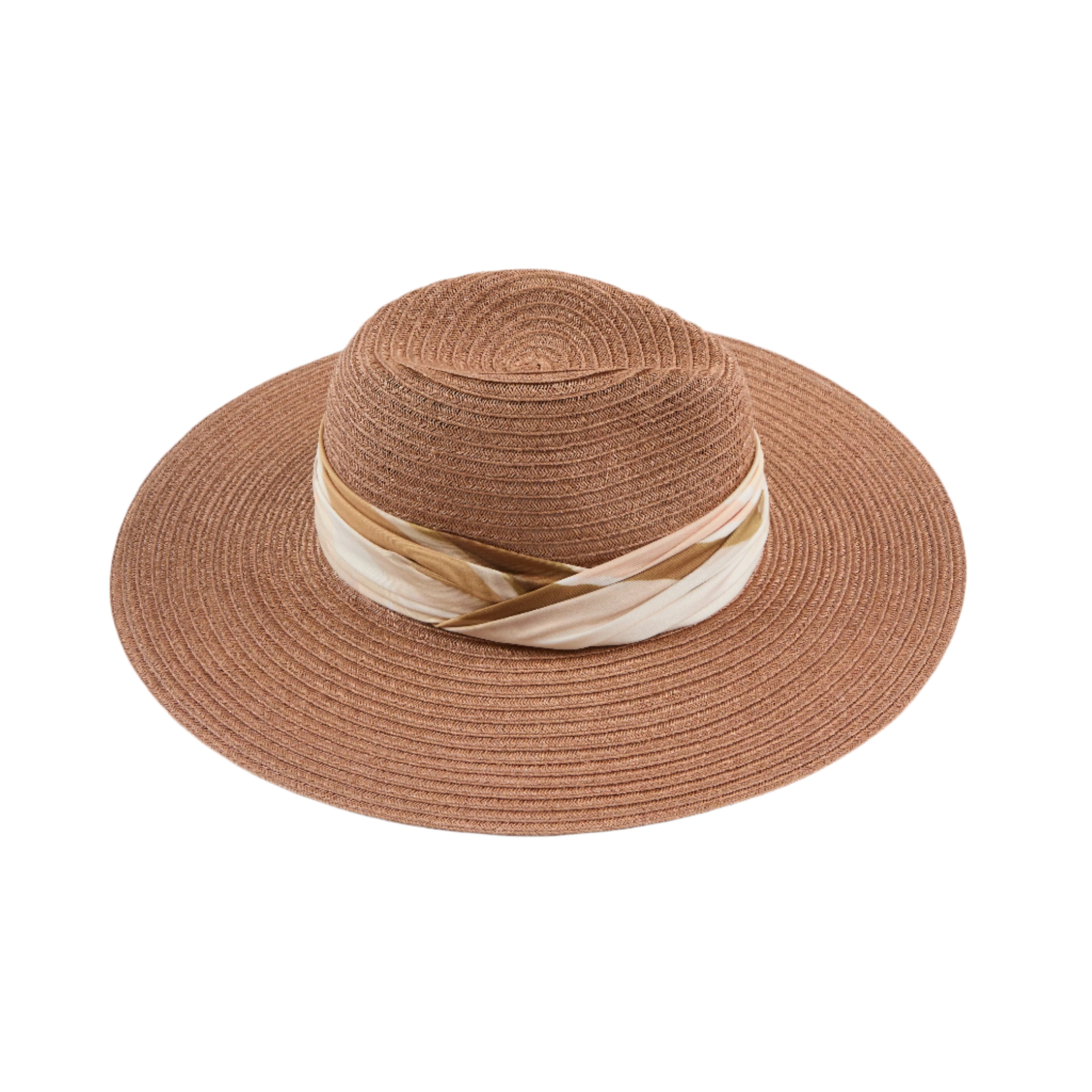 Emmanuelle Packable Hemp Fedora Hat for Women - Lightweight Travel Sun Hat for Beach, Hiking & Outdoor Adventures