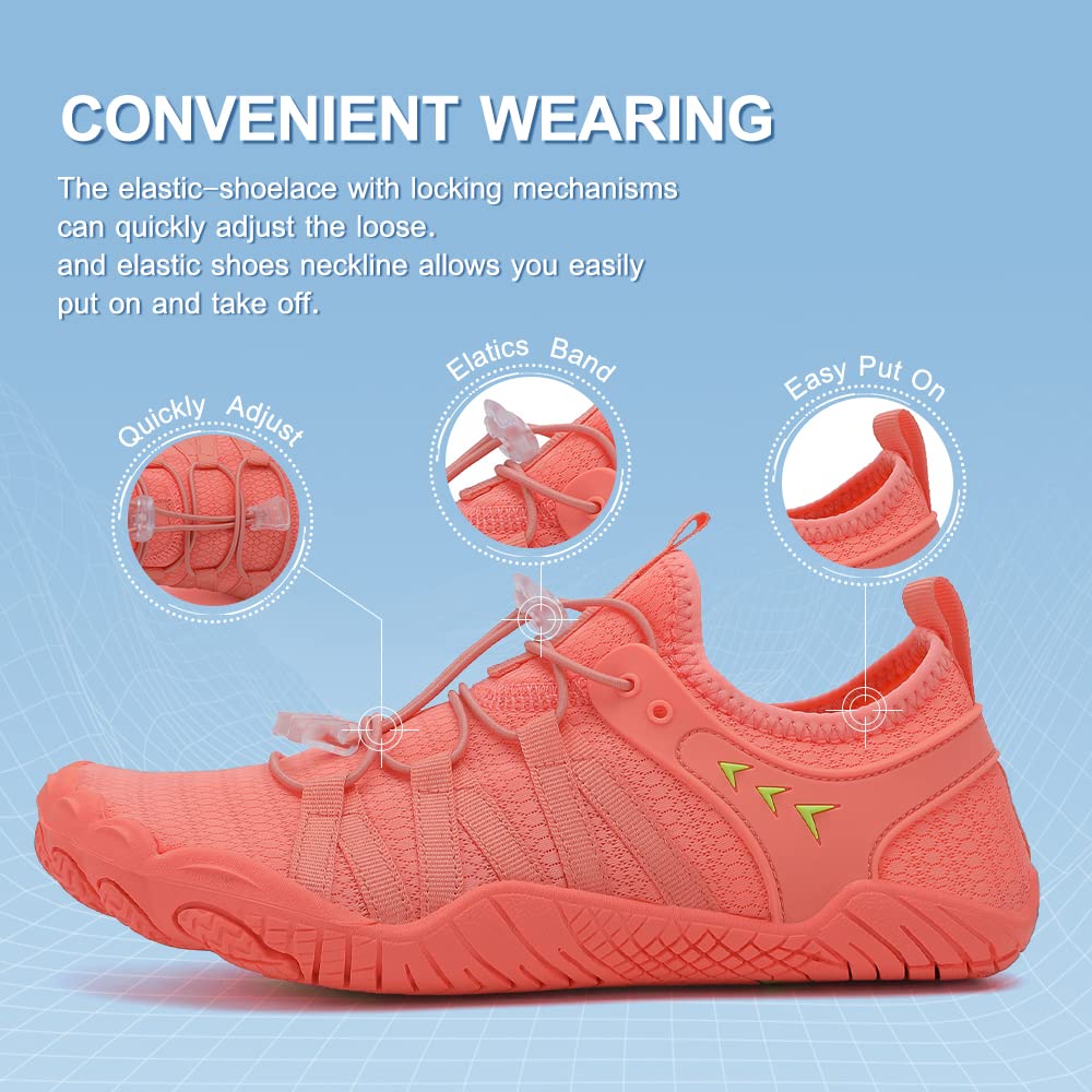 Best Water Shoes for Women & Men - Quick Dry Swim Shoes for Beach, Pool, Surf & Yoga - Barefoot Aqua Socks for Water Park, River & Outdoor Activities
