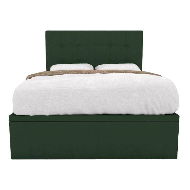 Jaxon Fabric Storage Bed - Under Bed Storage Organizer with Drawers, Queen Size, Gray - Perfect for Small Bedrooms, Dorms & Apartments to Maximize Space