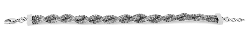 Premium Stainless Steel Braided Mesh Bracelet for Men & Women - Adjustable Comfort Fit - Elegant Jewelry for Everyday Wear, Date Night & Special Occasions