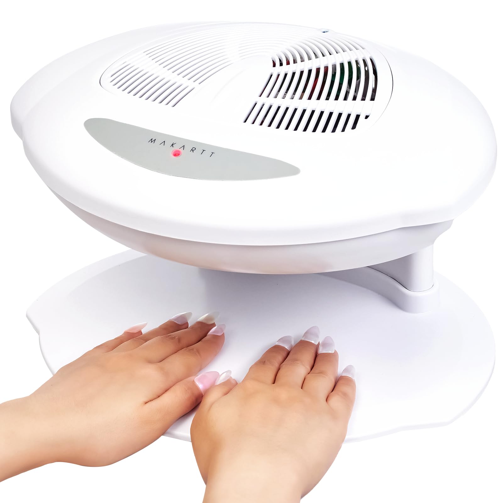 Makartt 400W Nail Dryer with Auto Sensor - Fast Drying Nail Polish Dryer for Gel & Regular Polish | Warm & Cool Air Settings | Perfect for Manicure, Pedicure, Salon & Home Use | Portable Nail Blow Dryer for Professional & DIY Nail Care
