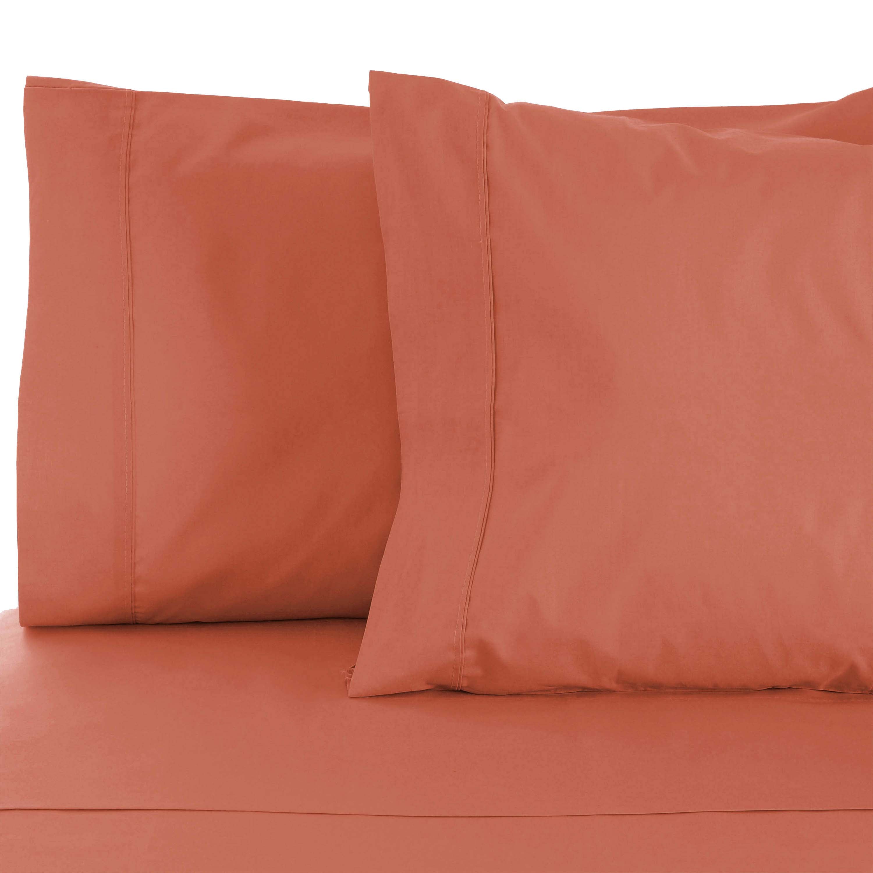 Premium 800 Thread Count Cotton Blend Pillowcases (Set of 2) - Ultra Soft & Breathable Bedding for Side Sleepers, Hotel Luxury Feel - Perfect for Master Bedroom, Guest Room & Travel Accessories