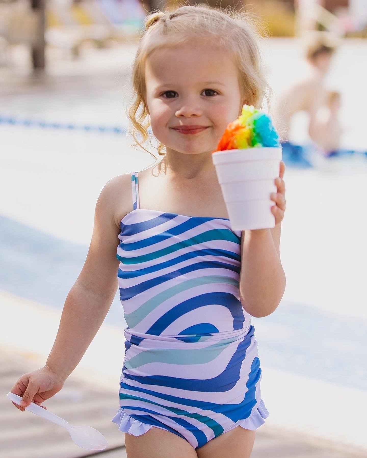 Baby Addie Reversible Tankini Swimsuit for Girls - $28 | Perfect for Beach, Pool & Summer Play