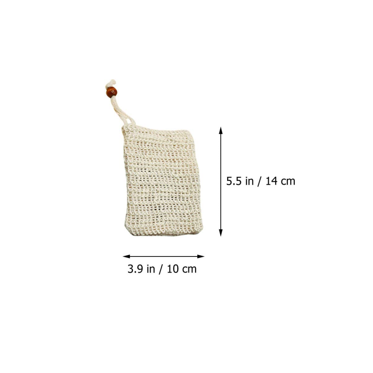 Minkissy 5-Pack Mesh Soap Bags with Drawstring - Reusable Wash Bags for Handmade Soap, Facial Cleansing Bars & Fruit Soaps - Perfect for Travel, Shower & Bathroom Storage
