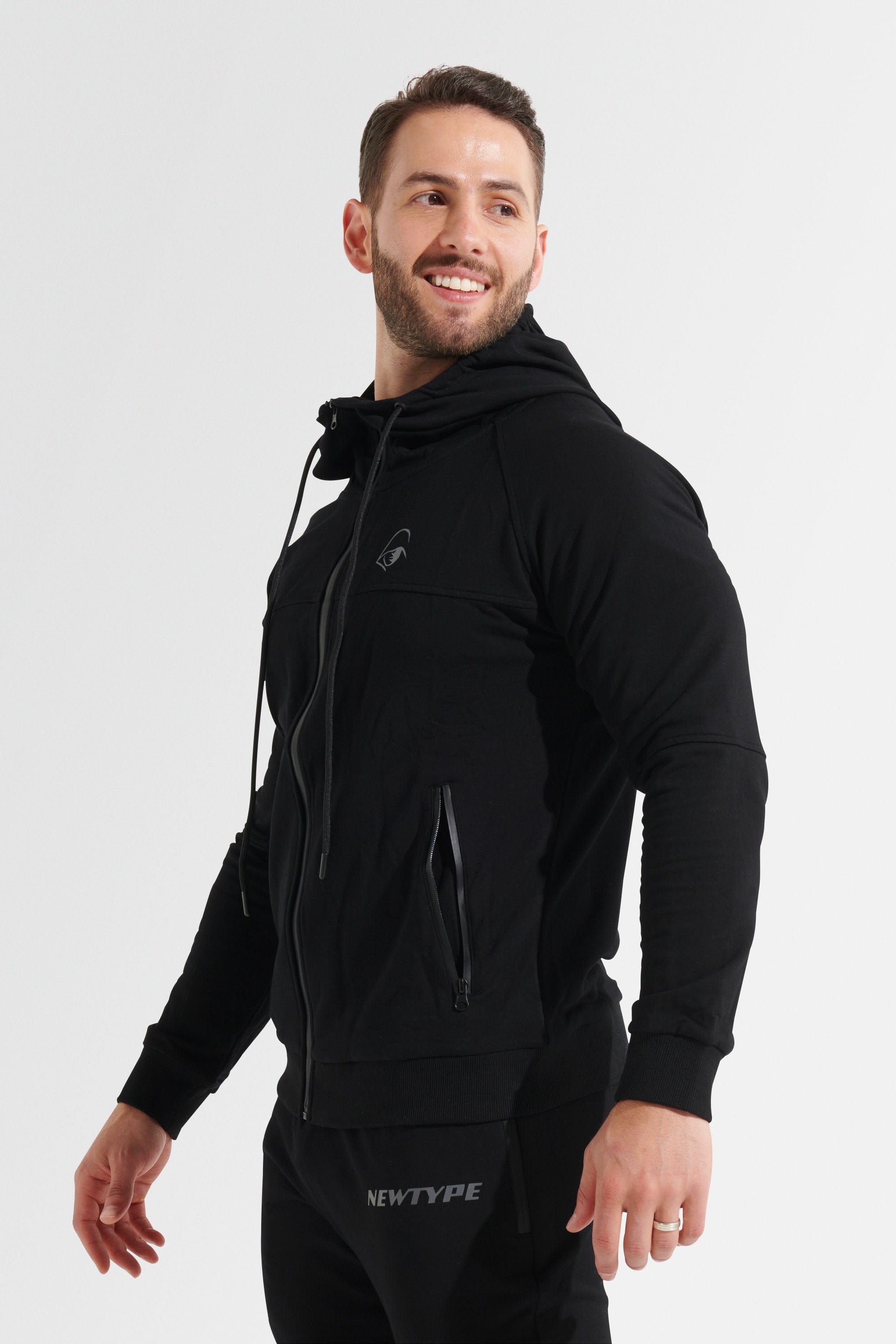 Intrepid Athlete Inside Track Hoodie - Black | Men's Athletic Pullover Sweatshirt for Running, Gym & Casual Wear