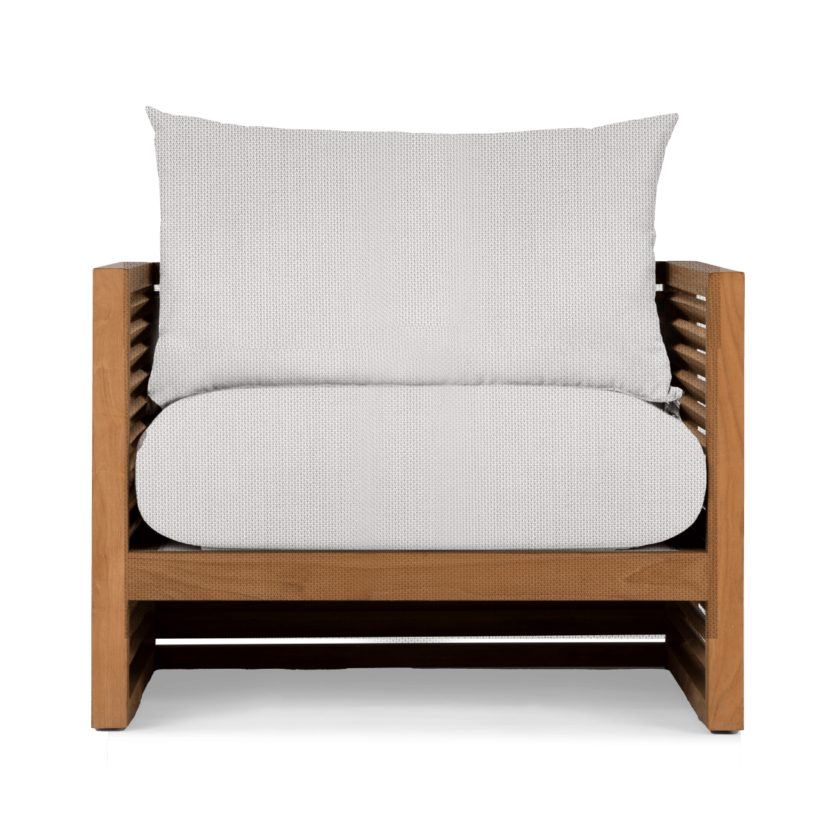 Modern Louver Lounge Chair - Adjustable Reclining Patio Furniture for Outdoor Relaxation | Perfect for Poolside, Garden, and Backyard Lounging