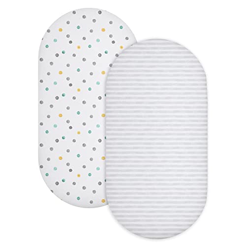 Bassinet Sheets - Polka