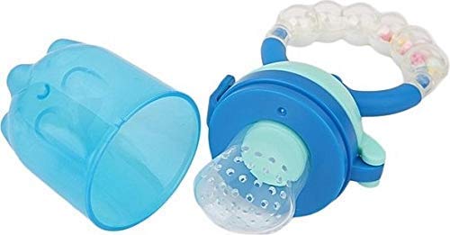 BPA-Free Fruit Shaped Silicone Baby Teether & Nibbler Pacifier Set for 6-12 Month Olds - Soft Chew Toy for Soothing Sore Gums (2-Pack) - Perfect for On-the-Go Parenting, Daycare, and Travel