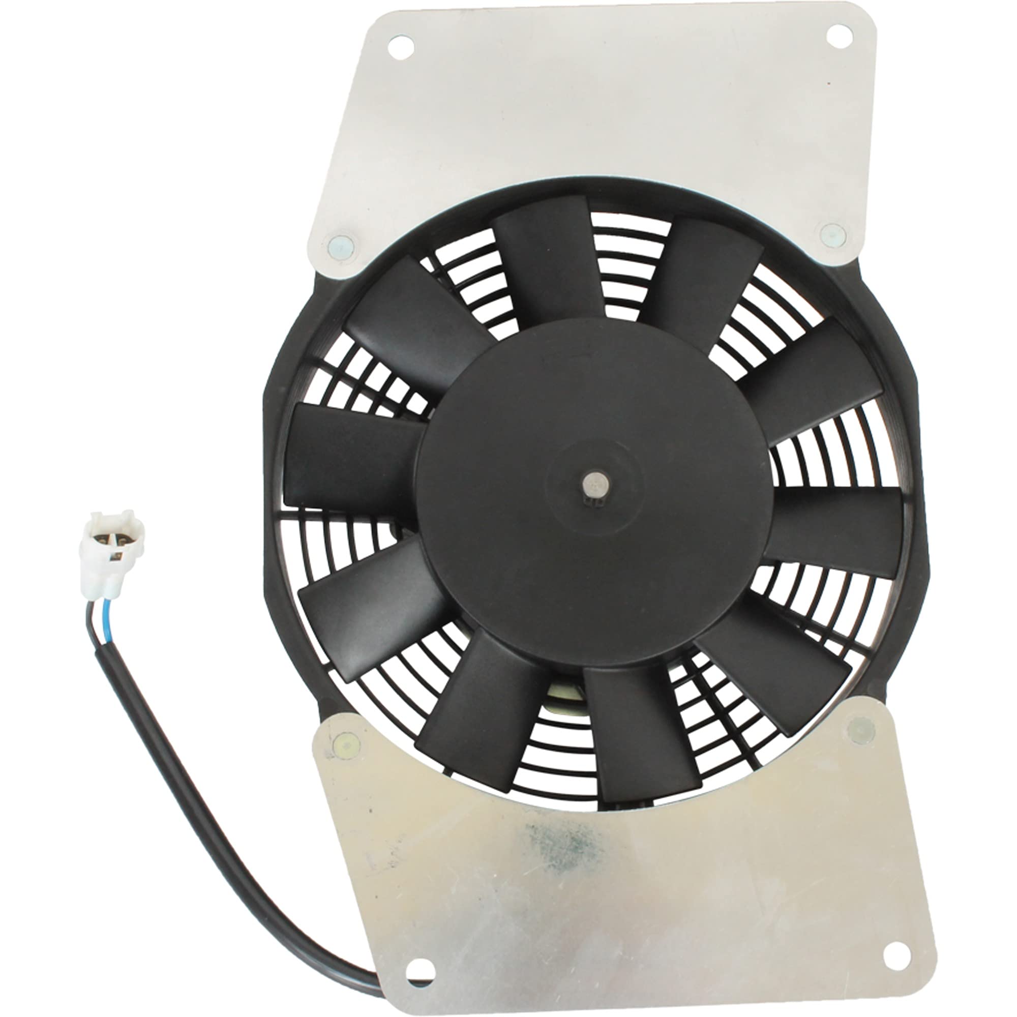 DB Electrical 434-58007 Radiator Fan Assembly Compatible with Yamaha Yfm700R Yfm700Rh 700 Grizzly 2007-2008 - Replacement for 70-1027, 463746, 3B4-12405-00-00 - Perfect for Off-Road ATV Cooling System Maintenance