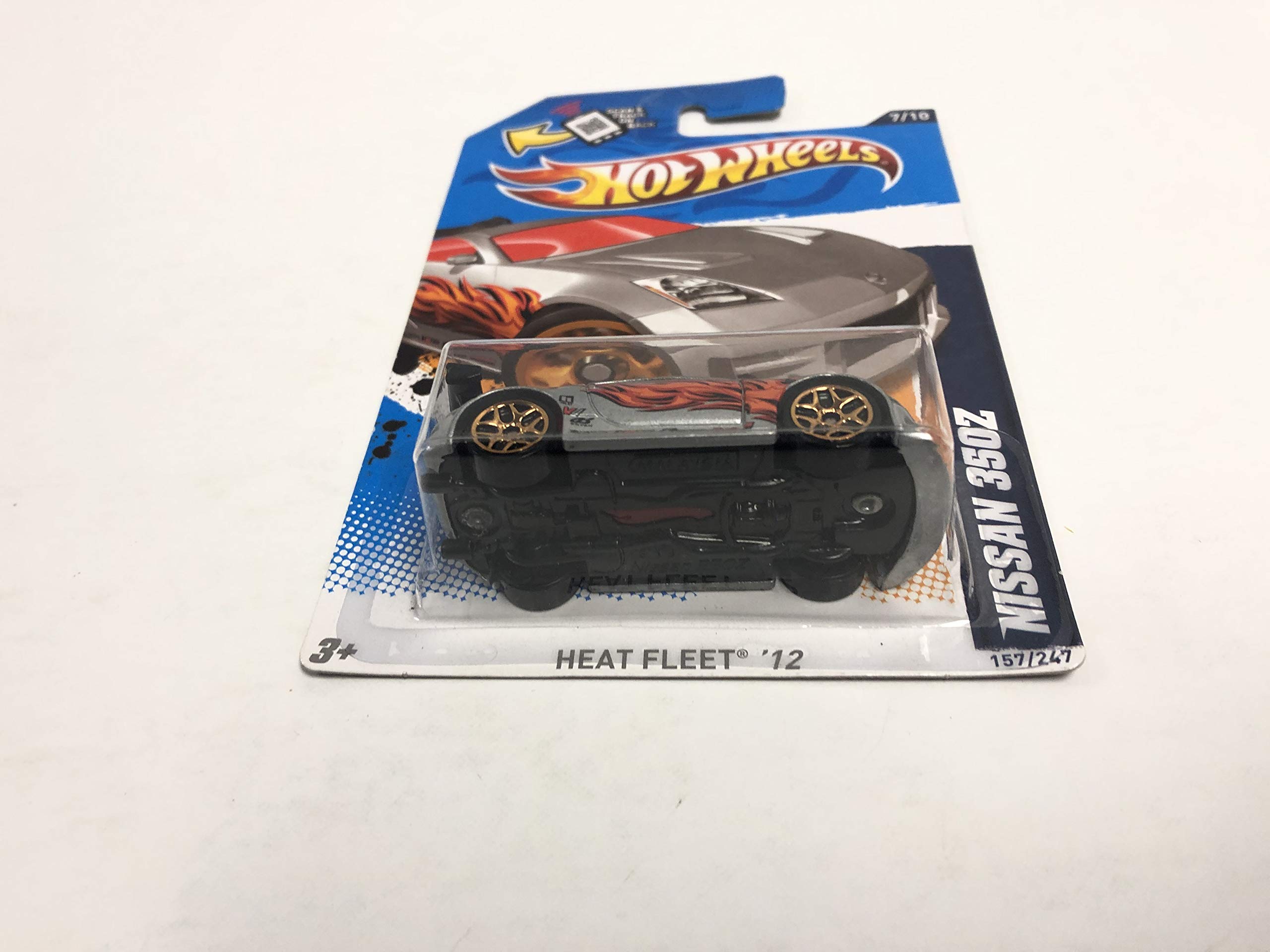 Hot Wheels 1/64 Scale Diecast Car - 300Z Heat Fleet 2012 (No. 157) | Collectible Toy Car for Kids & Adults | Perfect for Display, Racing Games & Gift Giving