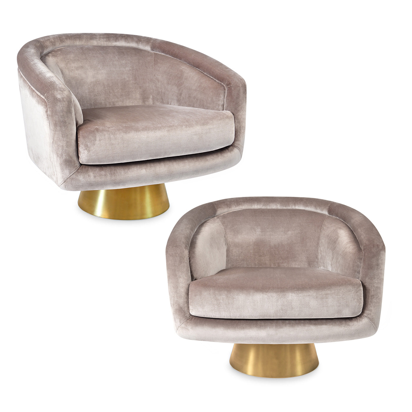 Bacharach Swivel Chair Set - 360 Degree Rotating Office Chair with Ergonomic Design - Perfect for Home Office, Gaming, and Conference Rooms