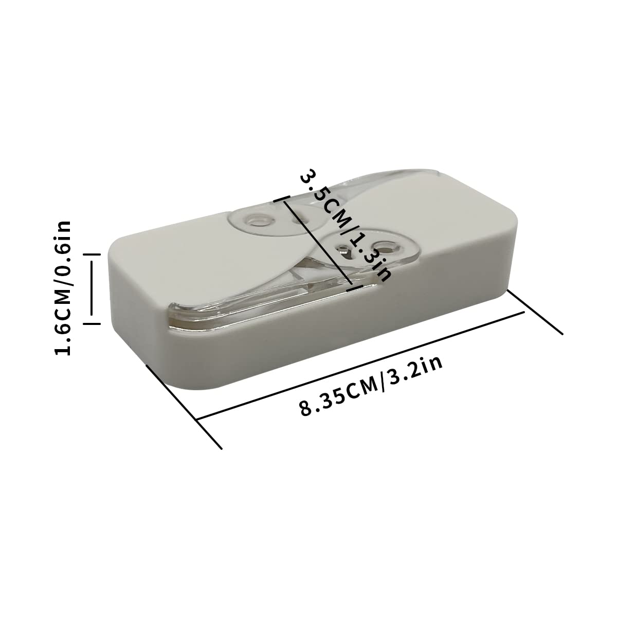 2-Pack Portable Dental Floss Dispenser - Travel Floss Case with Automatic Refill, Teeth Cleaning & Oral Care Organizer | Perfect for Travel, Gym & On-the-Go Oral Hygiene