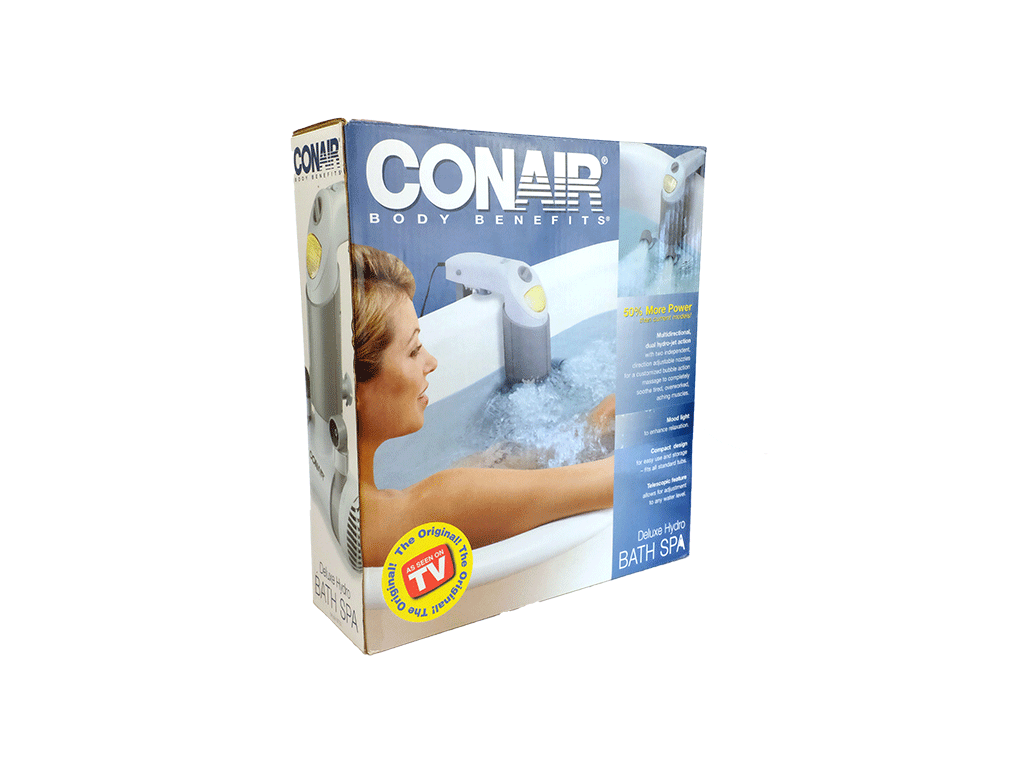 Conair Body Benefits Deluxe Hydro Bath Spa with Dual Water Jets - New in Box - Relaxing Home Spa Experience for Stress Relief & Muscle Relaxation