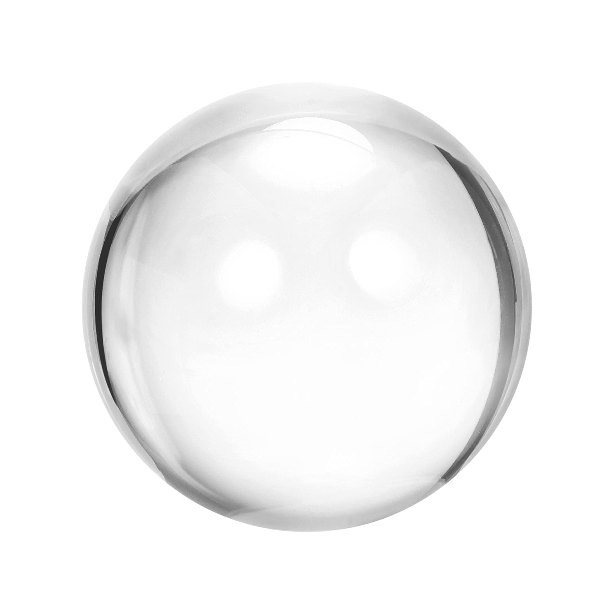 Acrylic Clear Contact Juggling Ball 2-3/4 Inch (70mm) with Carrying Bag - Professional Circus Juggling Props for Performers, Beginners & Flow Arts Practice