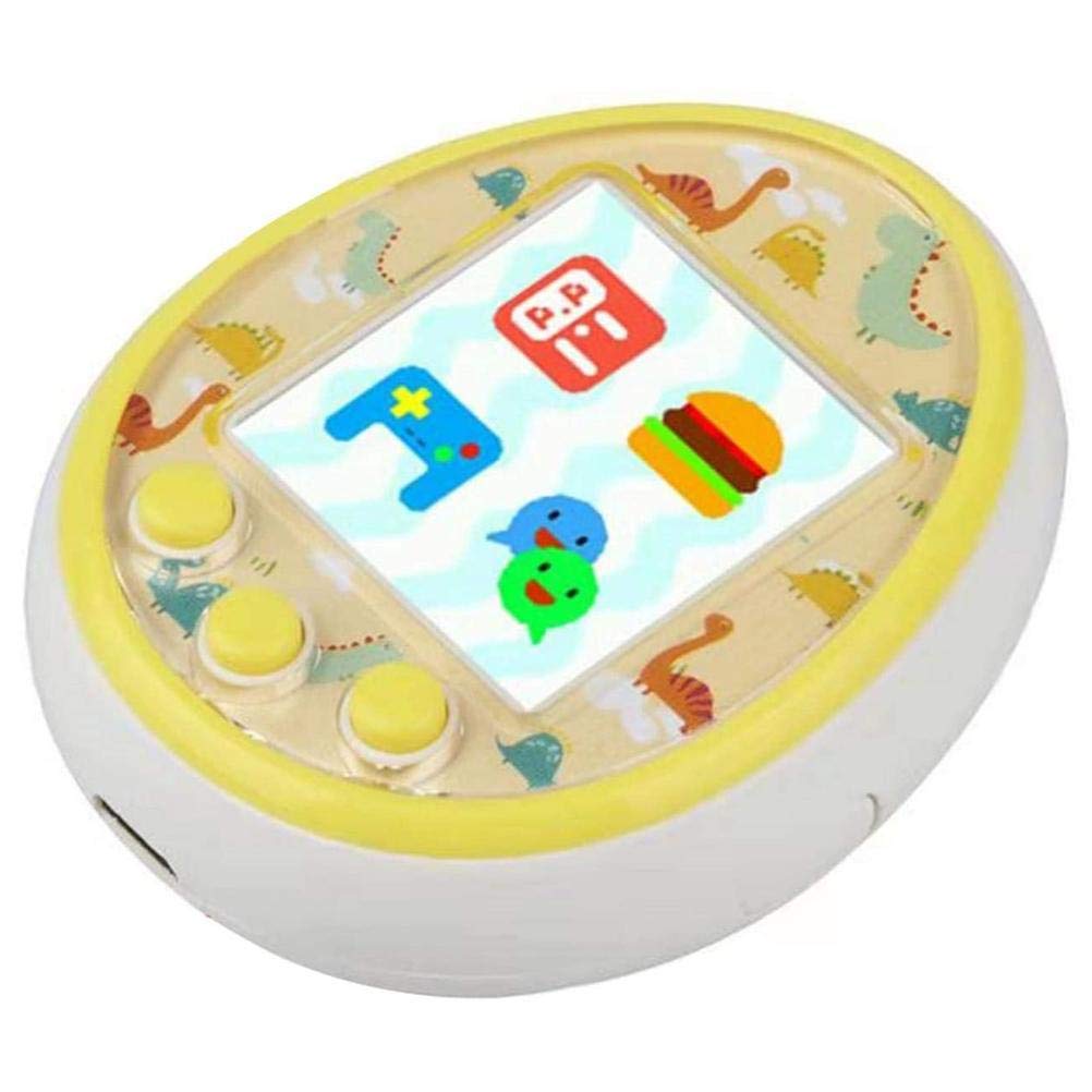 Interactive Virtual Pet Toy for Kids - Handheld Electronic Pet Game Console with USB Charging - Fun Birthday Gift for Boys & Girls (White) - Perfect for Travel, Home Play & Stress Relief