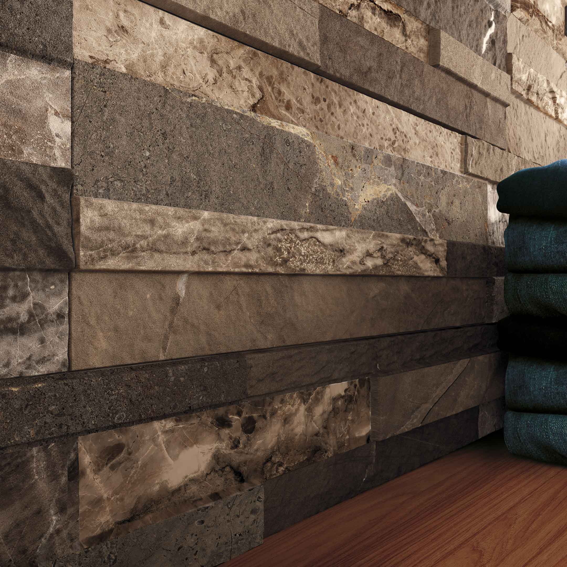3D Tiffany Ledger Panel Wall Tile - Waterproof & Peel-and-Stick - Perfect for Bathroom, Kitchen, and Living Room Decor