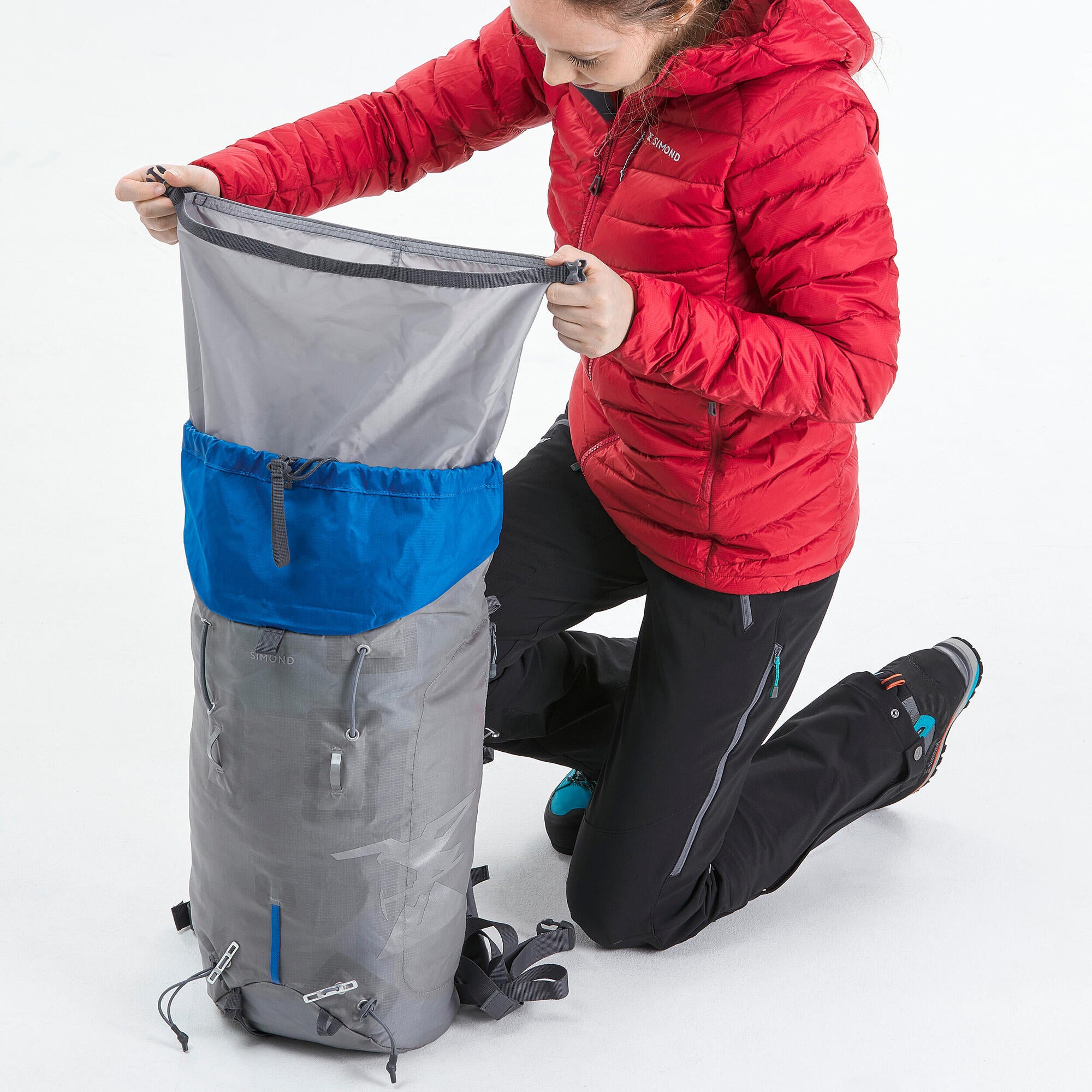 Simond Sprint 33L Lightweight Mountaineering Backpack - Durable Hiking Climbing Pack for Outdoor Adventures & Travel
